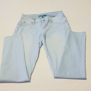 YMI Retro Seamless Tight Skinny Jeans Pants P617196 (Size 9, Blue Wash)